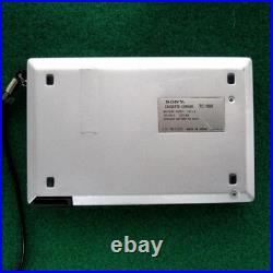 Sony Tc-1100 Portable Cassette Recorder Vintage Operation confirmed Japan