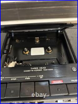 Sony Tcm-5000 Cassette Player Recorder Portable Dictation Device Vintage
