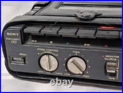 Sony Tcm-5000ev Portable Cassette Tape Player Recorder Vintage Retro Working