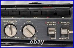 Sony Tcm-5000ev Portable Cassette Tape Player Recorder Vintage Retro Working