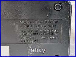 Sony Tcm-5000ev Portable Cassette Tape Player Recorder Vintage Retro Working