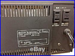 Sony Video Cassette Recorder SL-HF 3000 Beta (RARE VINTAGE)