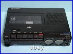 Sony Vintage Portable Stereo Cassette Recorder TC-D5M Used