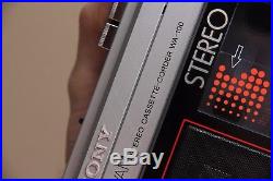 Sony WA-100 Cassette Walkman Player Recorder Mini Boombox Vtg. Speaker