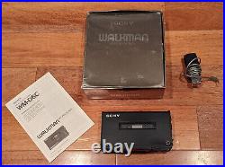 Sony WM-D6C Walkman Vintage Stereo Cassette Player / Recorder, WORKING withbox, etc