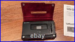 Sony WM-D6C Walkman Vintage Stereo Cassette Player / Recorder, WORKING withbox, etc