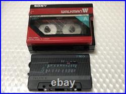 Sony WM-W800 Walkman Dual Cassette Player Recorder Vintage Portable Working JP