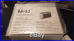 Sony Walkman Cassette Player Recorder WA-33 CIB Japan vintage 1981 Soundabout