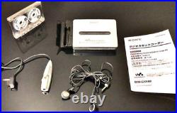 Sony Walkman WM-GX688 Portable Cassette Player Refurbished Silver Vintage