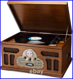 SoundBeast All-in-One Turntable Record Player Bluetooth CD Cassette Tape FM