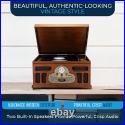 SoundBeast All-in-One Turntable Record Player Bluetooth CD Cassette Tape FM