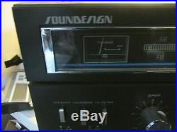 Soundesign 5959 Vtg AM/FM Stereo Cassette Recorder & 8 Track Player RARE