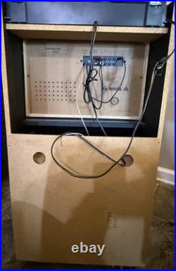 Soundesign 6871 AM/FM Cassette Turntable Stereo Wide Range Speakers, Cabinet VTG