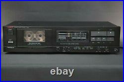 Stereo Cassette Deck LUXMAN K-100 Vintage 2-heads Tape Recorder Black