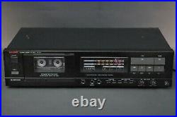 Stereo Cassette Deck LUXMAN K-100 Vintage 2-heads Tape Recorder Black