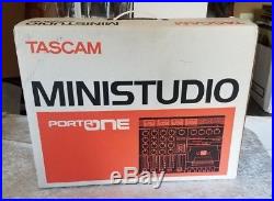 TASCAM Vintage Porta One Ministudio 4-Track Cassette Recorder NEW NIB
