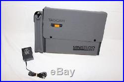 TASCAM Vintage Porta One Ministudio 4-Track Cassette Recorder with Case & Adapter
