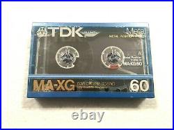 TDK MA-XG 60 vintage audio cassette blank tape sealed Made in Japan Type IV