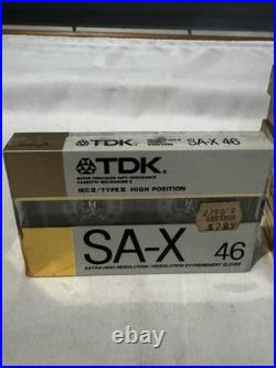 TDK SA-X 46 vintage audio cassette blank tape sealed (Lot Of 8)