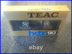 TEAC-HDX 90 TYPE II JAPAN CASSETTE TAPE-SUPER RARE VINTAGE-BRAND NEWithOLD /STOCK