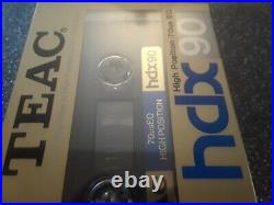 TEAC-HDX 90 TYPE II JAPAN CASSETTE TAPE-SUPER RARE VINTAGE-BRAND NEWithOLD /STOCK