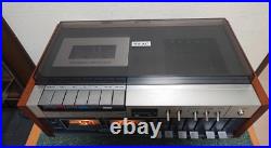 TEAC cassette deck A-450 Equipped with 6-piece cassette box 70's Vintage Rare