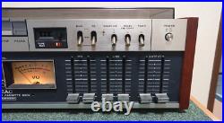 TEAC cassette deck A-450 Equipped with 6-piece cassette box 70's Vintage Rare