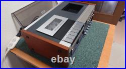 TEAC cassette deck A-450 Equipped with 6-piece cassette box 70's Vintage Rare