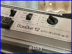 TOSHIBA BOMBEAT 12 Stereo Retro Boombox Vintage Radio Cassette Recorder