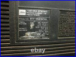 TOSHIBA BOMBEAT 12 Stereo Retro Boombox Vintage Radio Cassette Recorder