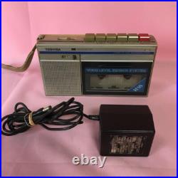 TOSHIBA KT-P26 Portable Cassette Tape Recorder VLSS Vintage Japan Used TOSHIBA KT-P26 Portable Cassette Tape Recorder VLSS Vintage Japan Used