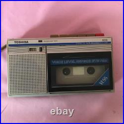 TOSHIBA KT-P26 Portable Cassette Tape Recorder VLSS Vintage Japan Used TOSHIBA KT-P26 Portable Cassette Tape Recorder VLSS Vintage Japan Used