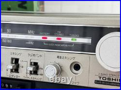 TOSHIBA RT-7770S Boombox Radio Cassette Serviced Working Vintage Japan With Box