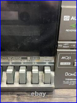 TOSHIBA RT-S70 Rare Vintage BoomBox Stereo radio cassette recorder 100V as is TOSHIBA RT-S70 Rare Vintage BoomBox Stereo radio cassette recorder 100V as is