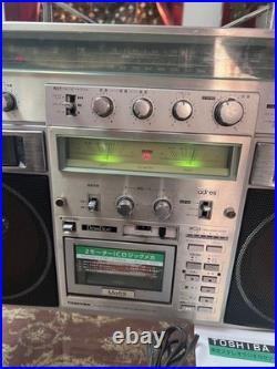 TOSHIBA RT-S90 Stereo Radio Cassette Recorder Boombox Vintage 1980 Japan