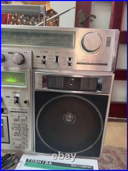 TOSHIBA RT-S90 Stereo Radio Cassette Recorder Boombox Vintage 1980 Japan