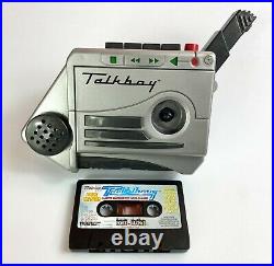 Talkboy Vintage Cassette Recorder with Original Tape 1992 Home Alone Tiger Tested