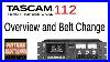 Tascam-112-Cassette-Deck-Overview-And-Belt-Replacement-Vintage-Audio-01-cke