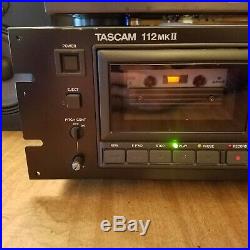 Tascam 112MKII Pro Cassette Tape Deck Stereo Vintage Recorder