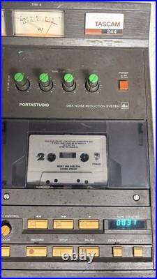 Tascam 244 Portastudio Powers On Plays Audio Needs Adjustment READ Vintage Tascam 244 Portastudio Powers On Plays Audio Needs Adjustment READ Vintage