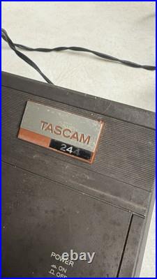 Tascam 244 Portastudio Powers On Plays Audio Needs Adjustment READ Vintage Tascam 244 Portastudio Powers On Plays Audio Needs Adjustment READ Vintage