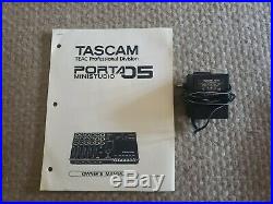 Tascam Porta 05 Vintage 4 Track Cassette Tape Recorder Mixer NEW MINT With BOX