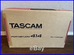 Tascam Portastudio 414 4-Track Cassette Recorder With Box & Manual Vintage Rare