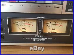 Teac 450 vintage cassette recorder- WORKING