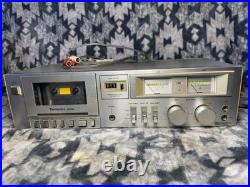 Technics RS-M205 Vintage Stereo Cassette Deck Dolby NR VU Meters Works Technics RS-M205 Vintage Stereo Cassette Deck Dolby NR VU Meters Works