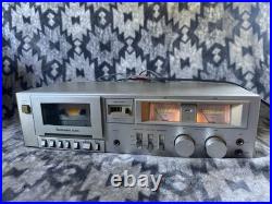 Technics RS-M205 Vintage Stereo Cassette Deck Dolby NR VU Meters Works Technics RS-M205 Vintage Stereo Cassette Deck Dolby NR VU Meters Works