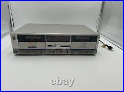 Technics RS-M222 Dual Cassette Tape Deck Player/Recorder Vintage Tested