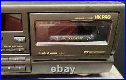 Technics RS-TR373 Double Cassette Recorder Deck Good Working Condition Vintage