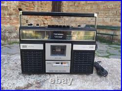 Tecsonic TCR-6500S vintage 1980 rare collectible boombox, cassette recorder