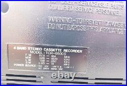 Tecsonic TCR-6500S vintage 1980 rare collectible boombox, cassette recorder